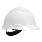 3M - Elmetto 3M™, cricchetto, ventilato, fascia antisudore in plastica, bianco, H700N-VI