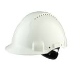 3M - Elmetto 3M™, Uvicator, cricchetto, ventilato, fascia antisudore in plastica, bianco, G3000NUV-VI
