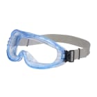 3M - 3M™ Fahrenheit™ Occhiali a mascherina, a tenuta stagna, bardatura temporale in neoprene, anti-appannamento, lenti in acetato trasparente, 71360-00015, 10/confezione