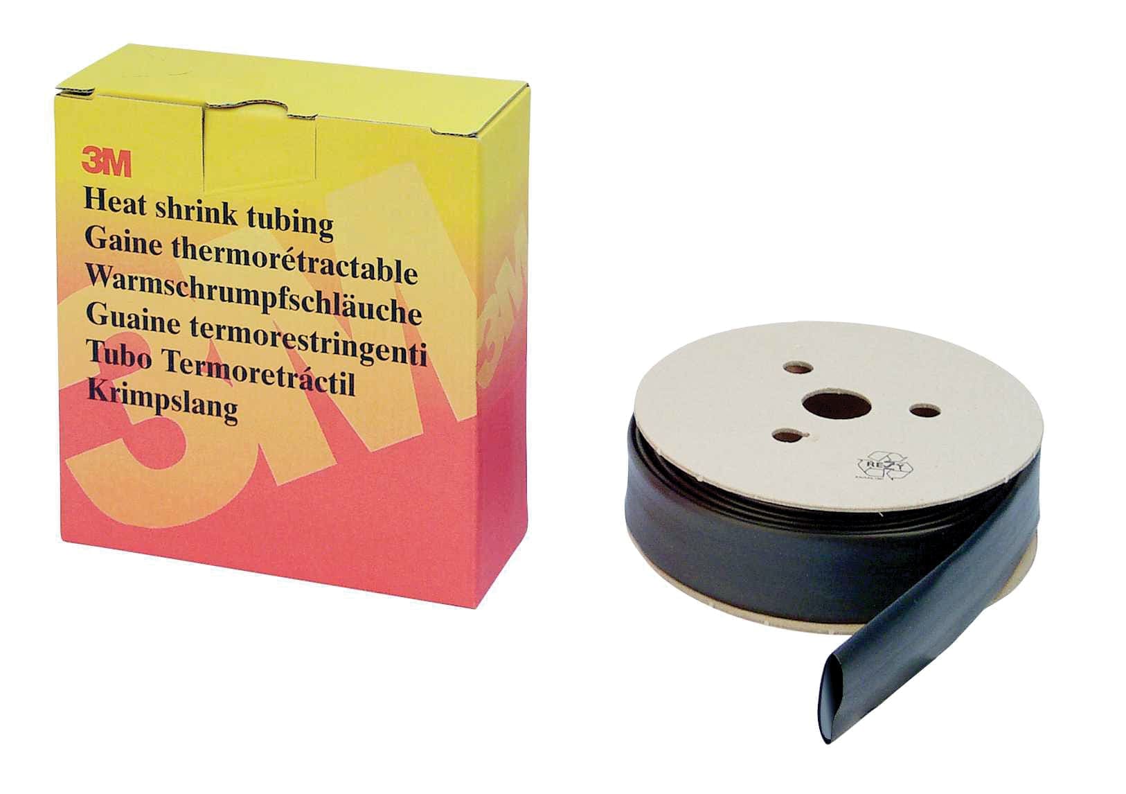 3M - Guaina termorestringente 3M™ HSR 9,5/4,8 mm nero, dispenser da 7 mt