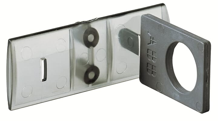 ABB - Protezione pulsanti E1/6-T8 per una sicurezza totale.