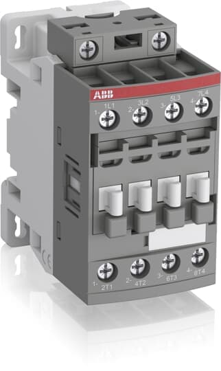 ABB - AF16Z-40-00-21 24-60V50/60HZ 20-60VDC Contactor 4P 30A AC1 24-60VAC