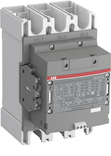 ABB - AF370-30-11-34 Contactor 3P 250-500VAC/DC-PLC