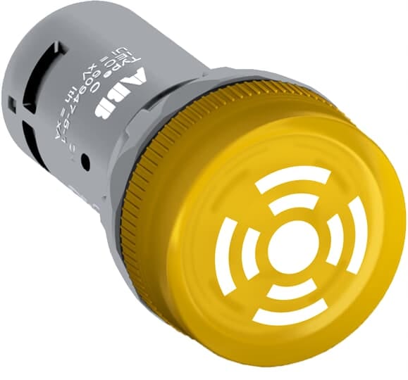 ABB - CB1-613Y Buzzer Puls, Giallo, 230VCA, Compact e Potente per Segnalazioni Elettriche.