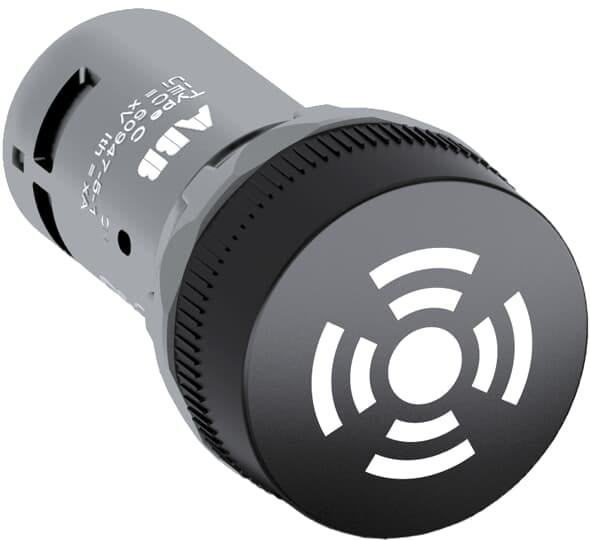 ABB - Black Compact Buzzer CB1-630B PULS, NO LUCE, 24VC.A./C.C.