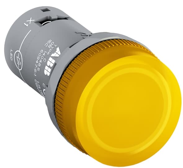 ABB - Compact Pilot Light Yellow CL2-520Y Lamp LED Giallo 220VCC.