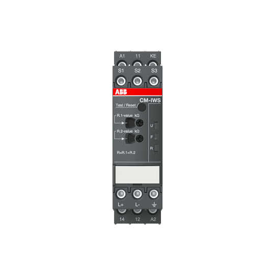 ABB - CM-IWS.1P Insulation monitoring relay REL? ISOLAM. 250VAC-300VDC PI.