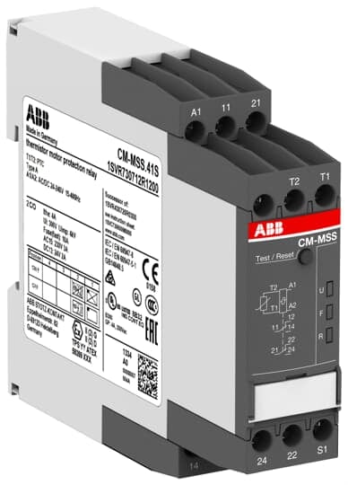 ABB - CM-MSS.41P Therm. motor protec. relay 24-240 VAC/DC2 C/O MULTIF. AT.
