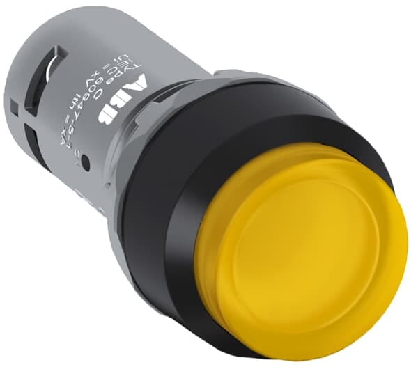 ABB - Pulsante Giallo Compatto CP2-11Y-10 Pulsante Compatto Luminoso.