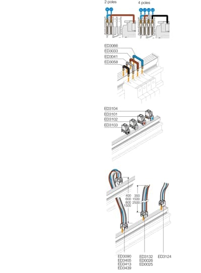 ABB - Barra 100A 4P 24 moduli Busbars L=600.