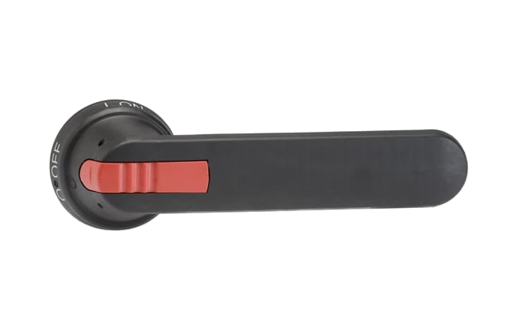 ABB - Maniglia nera OHB175J12 per blocco porta, ideale per professionisti ed elettricisti.