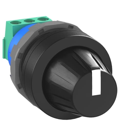 ABB - Potenziometro modulare nero MT-210B per regolazione precisa.