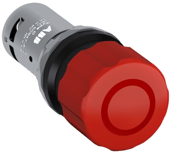 ABB - Red Compact Emergency Stop CE3P-10R-02 Monoblocco Traz. 2NC.