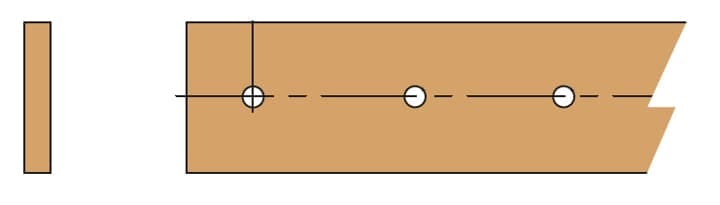 ABB - Barre filettate e forate 20x5 per busbars, lunghezza 2000mm.