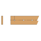 ABB - Barre filettate e forate 20x5 per busbars, lunghezza 2000mm.