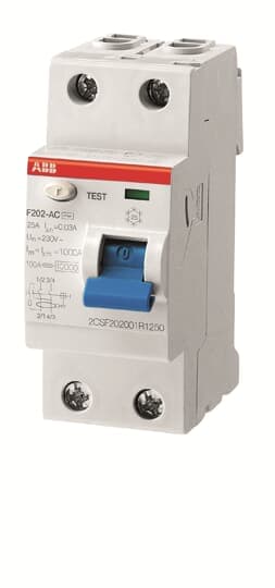 ABB - Residual Current Device F202 A S-40/0,3 40A 300MA Interr.Differenz.Puro.