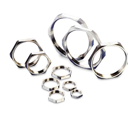 ABB - Locknut NP/Brass M25x1.5 Ott. Nichelato