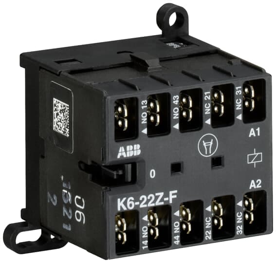 ABB - K6-22Z-F-84 Mini Contactor Relay 110-127V 50-60HZ MINICONT. A