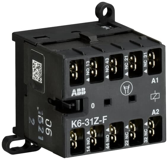 ABB - K6-31Z-F-01 Mini Contactor Relay 24V 50-60HZ AUSILI MINICONT.