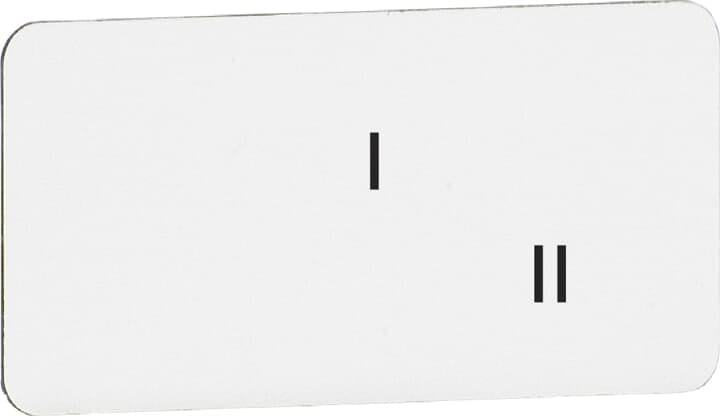 ABB - Targhetta MA6-1071 Legend Plate I II