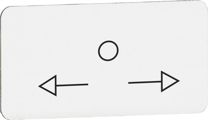 ABB - LEGEND PLATE MA6-1080 TARGHETTA