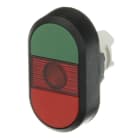 ABB - Pulsante doppio modulare verde/rosso MPD1-11R.