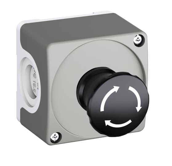 ABB - Dark grey/Light grey Assembled Enclosure with Machine Stop CEP1-1001 CUSTODIA.