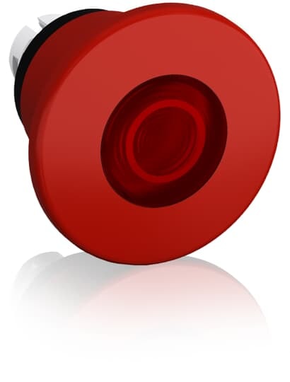 ABB - Red Modular Emergency Stop MPMP4-11R PUL.FUNGO 60MM ROSSO GH. NERA.