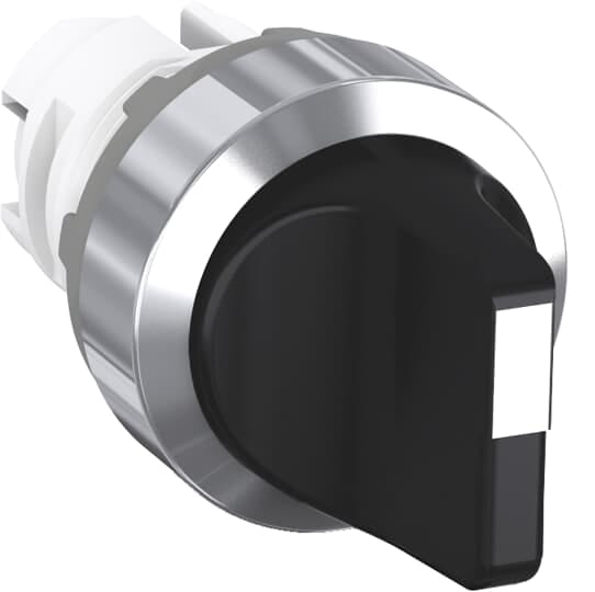 ABB - M2SS1-20B Selector Switch 2P 45 Black Chrome Finish.