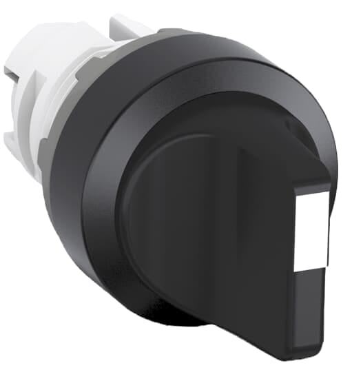 ABB - M2SS2-10B Selector Switch 2P 90. Black Modular Selector Switch with Black Handle.