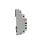 ABB - Spia luminosa con 3 LED rosso, giallo, verde 415/230V CA CC E219-3CDE.