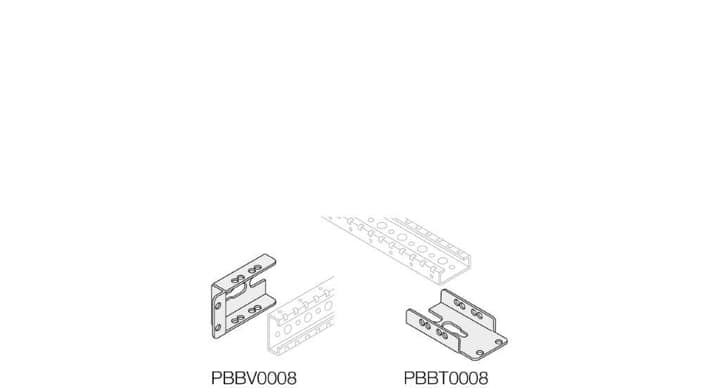 ABB - 8 squadrette per barre alto-basso per busbar.
