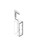 ABB - porta vetro IP65 H=2000 L=800 DIN 24 gl.door (600+200VC I)