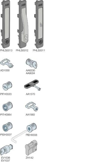ABB - PIDH0010 Doppelbart Einsatz INSERTO DOPPIA ALETTA