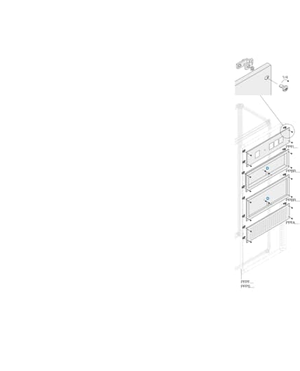 ABB - Pannello cieco rientrato h=400mm l=600mm.
