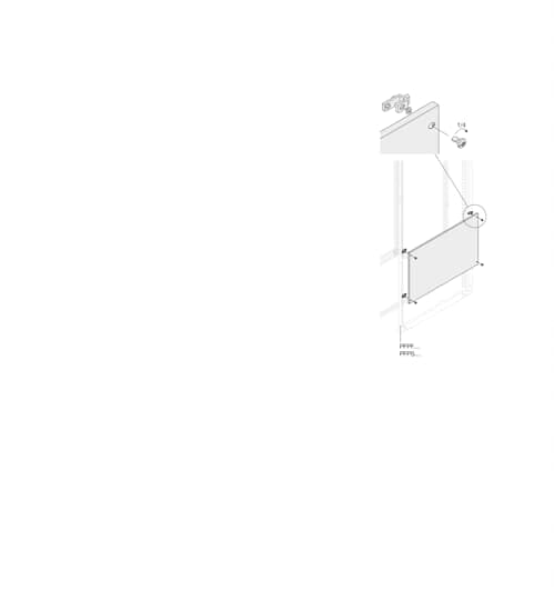 ABB - Pannello cieco piano h=400mm l=800mm.