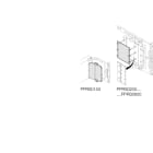 ABB - Cover in gomma per segreteria verticale pretagliata h=250mm.