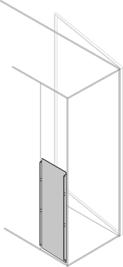 ABB - segr.vert.rear int.cc h=1000mm w=400mm post.vci h=1000mm l=400mm