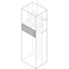 ABB - segr.vert.rear h=175mm w=1000mm no i.up. post h=175mm l=1000mm smi.