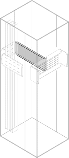 ABB - Segregazione verticale posteriore e posteriore H=250mm D=500mm P=500mm.