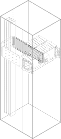 ABB - Segreg.vert.rear e post h=500mm d=700mm p=700mm.