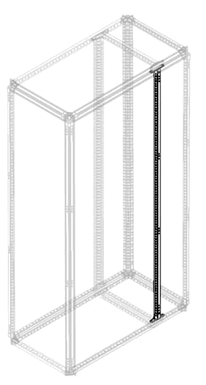 ABB - Montante in acciaio inox per cavi con altezza di 2000mm.