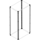 ABB - 2 galv.+2 stainless steel uprights h=1800mm, N?2 mont. inox+lam. zinc. h=1800mm.
