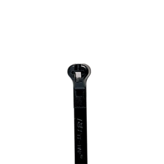 ABB - CBL Tie 40LB 8IN UV Black Nylon Tyrap 3,6X208 NeroUV 100pz.