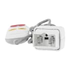 ABB - 74163b3 pear push-button systevo call easy 2+1 ip67 with auto-release plug big 3m tastiera ip67 2 luci auto-re 3
