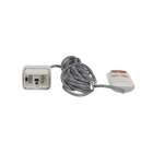 ABB - 74163C3 Pear push-button Systevo Call Easy 2+1 IP67 with auto-release plug "big" 5m TASTIERA 2 LUCI AUTO-RE