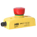 ABB - Emergency stop button with adapter to DYNlink, StatusBus, M12-5 connector for SMILE 11 EC TINA.