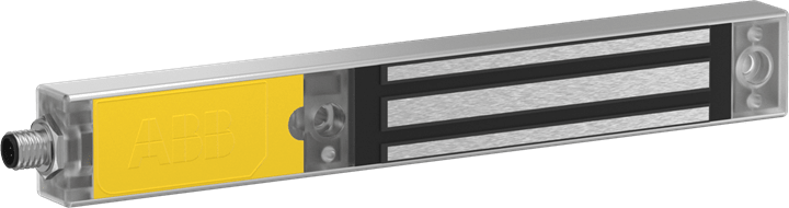 ABB - Electromagnetic lock MAGNE 4 DYN-2INFO with integrated ADAM, M12-8 connector and two Info signals.