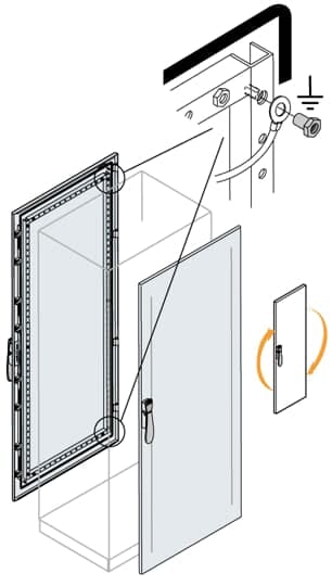 ABB - BL/FR/DOOR X EXT.CABL.CONT.2000X300 7035 P. CIECA FR./RET.VC EST.2000X300MM (HXL)