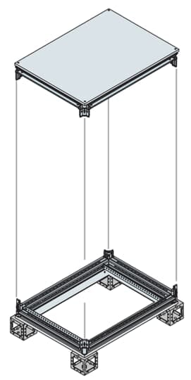 ABB - Base Top 800x400 WxD Testata 800x400 LxP.